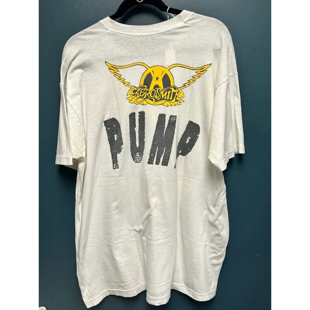 Vintage Aerosmith Pump Tour 1989 Band T-Shirt XXXL